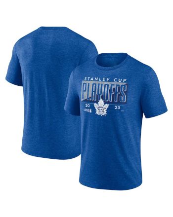 Toronto Maple Leafs 2023 Stanley Cup Playoffs Tri-Blend T-Shirt - Heather Royal