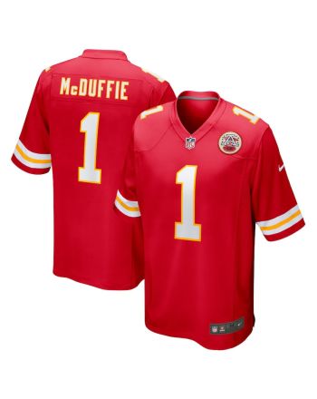 Trent McDuffie 1 Kansas City Chiefs 2022 Draft First Round Pick Game Jersey In Red