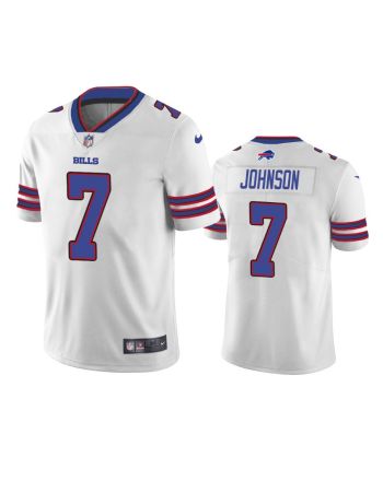 Men's Jersey Buffalo Bills Taron Johnson 7 White Vapor Limited Jersey