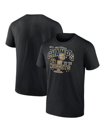 Denver Nuggets 2023 NBA Finals Champions Slip Trophy T-Shirt - Black