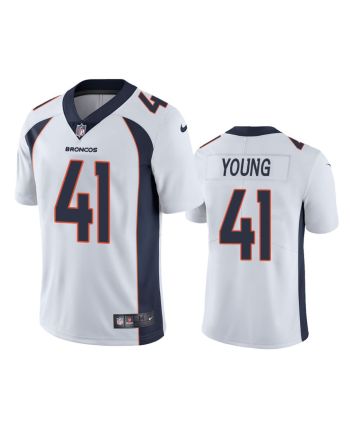 Kenny Young 41 Denver Broncos White Vapor Limited Jersey