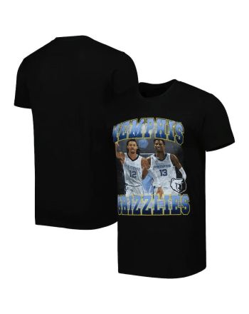 Ja Morant & Jaren Jackson Jr. Memphis Grizzlies Stadium Essentials Unisex Player Duo T-Shirt - Black