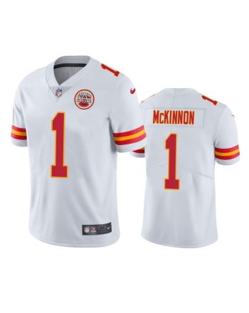 Jerick McKinnon 1 Kansas City Chiefs White Vapor Limited Jersey