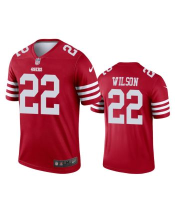 San Francisco 49ers Jeff Wilson 22 2022-23 Legend Scarlet Jersey - Men's