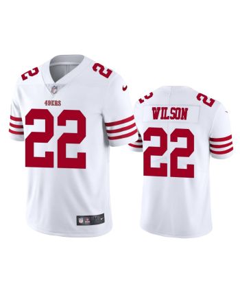 San Francisco 49ers Jeff Wilson 22 2022-23 Vapor Limited White Jersey - Men's