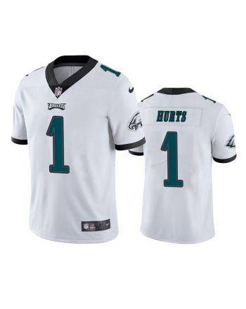 Jalen Hurts 1 Philadelphia Eagles White Vapor Limited Jersey