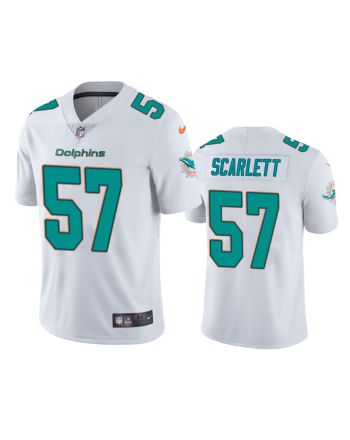 Brennan Scarlett 57 Miami Dolphins White Vapor Limited Jersey