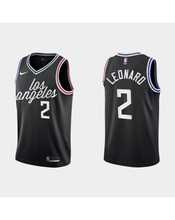 Los Angeles Clippers 2 Kawhi Leonard 2022-23 City Edition Black Men Jersey