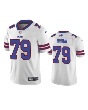 Spencer Brown 79 Buffalo Bills White Vapor Limited Jersey