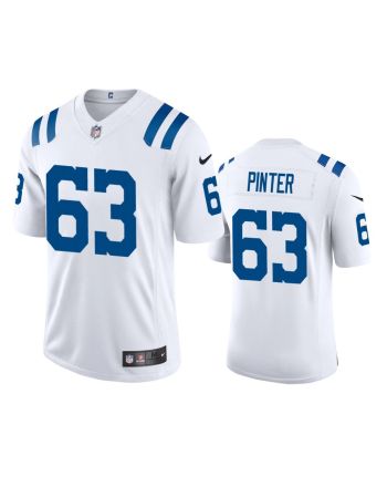 Indianapolis Colts Danny Pinter 63 White Vapor Untouchable Limited Jersey