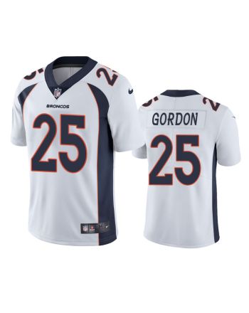 Melvin Gordon Denver Broncos 25 White Vapor Limited Jersey