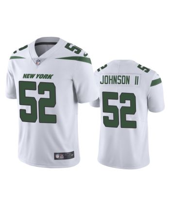 New York Jets Jermaine Johnson II 52 White Vapor Limited Jersey - Men's