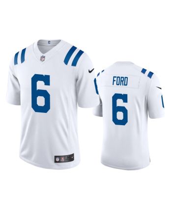 Indianapolis Colts Isaiah Ford 6 White Vapor Limited Jersey