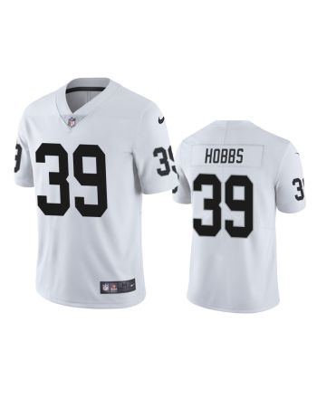 Nate Hobbs 39 Las Vegas Raiders White Vapor Limited Jersey