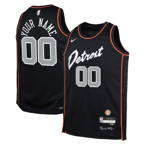 Detroit Pistons 2023/24 City Edition Swingman Custom YOUTH Jersey - Black