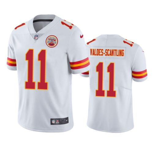 Marquez Valdes-Scantling 11 Kansas City Chiefs White Vapor Limited Jersey