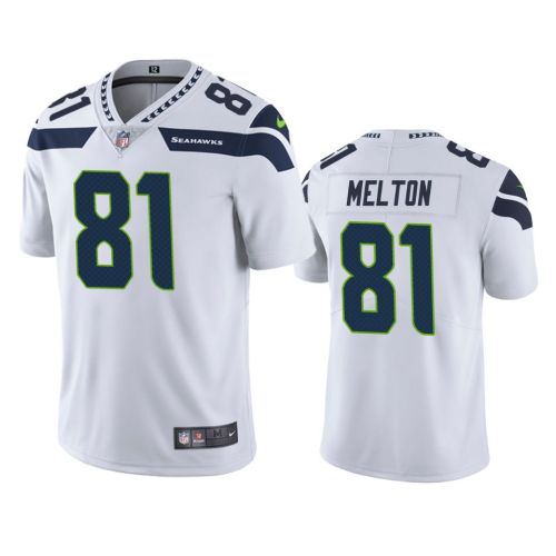 Seattle Seahawks Bo Melton 81 White Vapor Limited Jersey