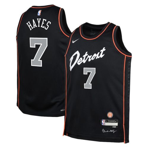 Killian Hayes 7 Detroit Pistons 2023/24 City Edition Swingman YOUTH Jersey - Black