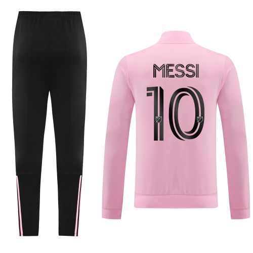 Lionel Messi 10 Inter Miami FC 2023/24 Training Anthem Jacket Tracksuit - Pink