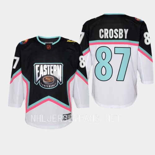 Sidney Crosby 87 Pittsburgh Penguins 2023 All-Star Eastern Black