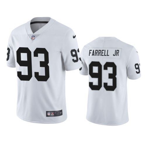 Las Vegas Raiders Neil Farrell Jr. 93 White Vapor Limited Jersey