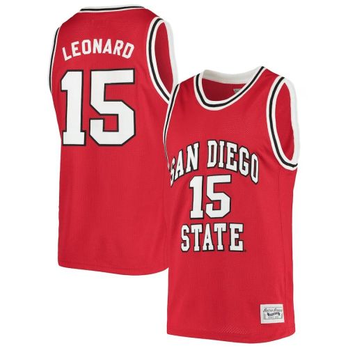 Kawhi Leonard 15 San Diego State Aztecs Basketball Jersey - Men Red