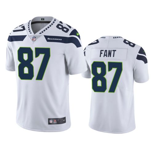 Noah Fant 87 Seattle Seahawks White Vapor Limited Jersey